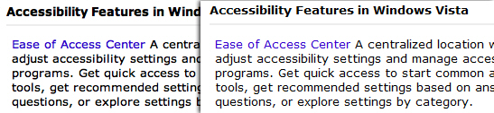 Font smoothing handling in Windows Vista