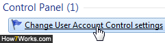 Configure UAC settings in Windows 7