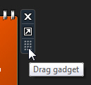 Move desktop gadgets by their drag handle