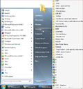 Open websites and web pages from the start menu
