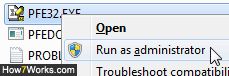 Run a program as an administrator in Windows 7