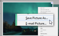 Save a free Windows wallpaper picture on your PC