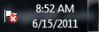 Show date and time on the Windows 7 taskbar