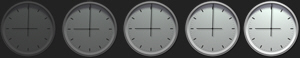 Transparency levels of desktop gadgets in Windows are