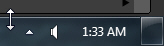 Resize the taskbar when the cursor allows