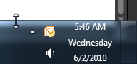 Show date and day of the week in the Windows 7 taskbar