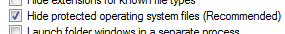 Windows Vista and hidden system files