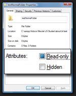 Hidden properties settings