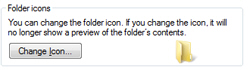 Folder icon settings and options in another tutorial